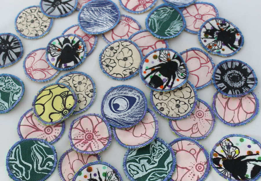 Reusable Eco friendly face pads,set of 5, make up remover pads, eco gift