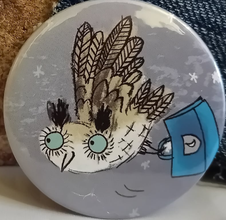 Picture Book  Badge - Owl
