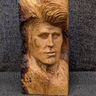 Unique wooden carved tea light holder 