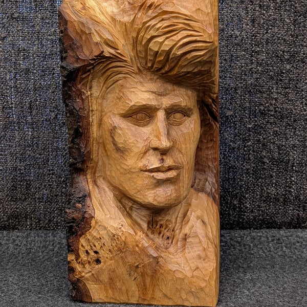 Unique wooden carved tea light holder 