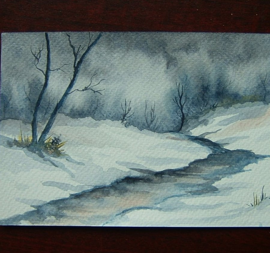 art painting watercolour landscape ( ref f 507)