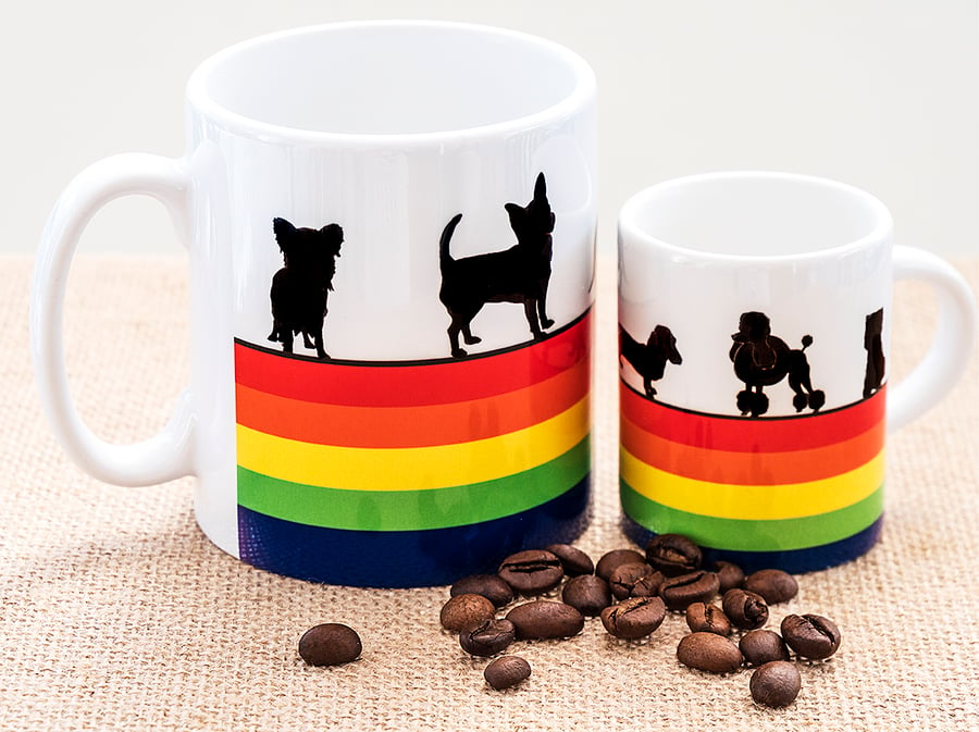 Dog Coffee Mug Gift for Dog Lover Owner Dachshund Westie Terrier Poodle