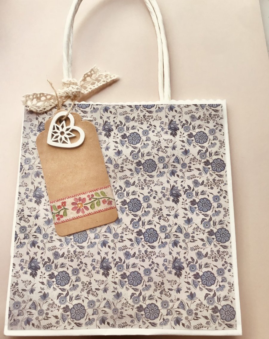 Gift Bag - Hand Embellished