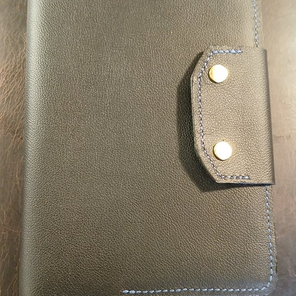 Handcrafted Leather A5 Notebook Cover 