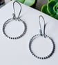 Beaded circle earrings - Image 2
