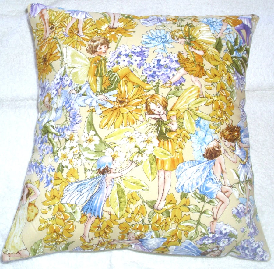 Pretty Flower Fairies cushion