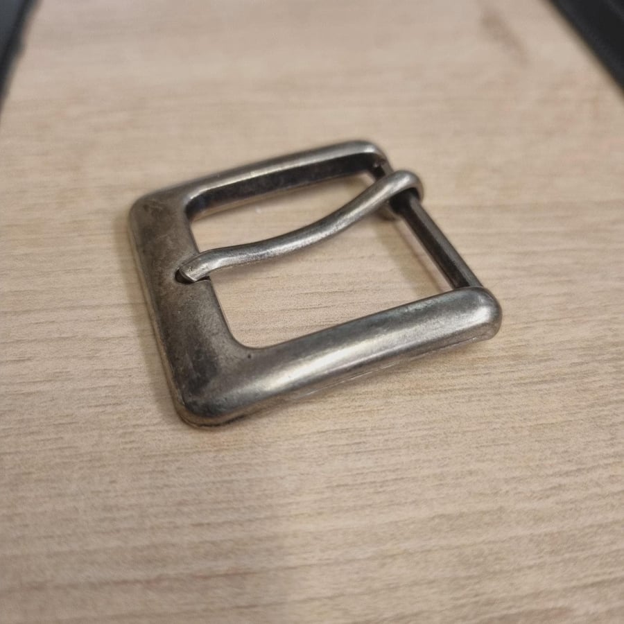 30mm Silver Tone Belt Buckle