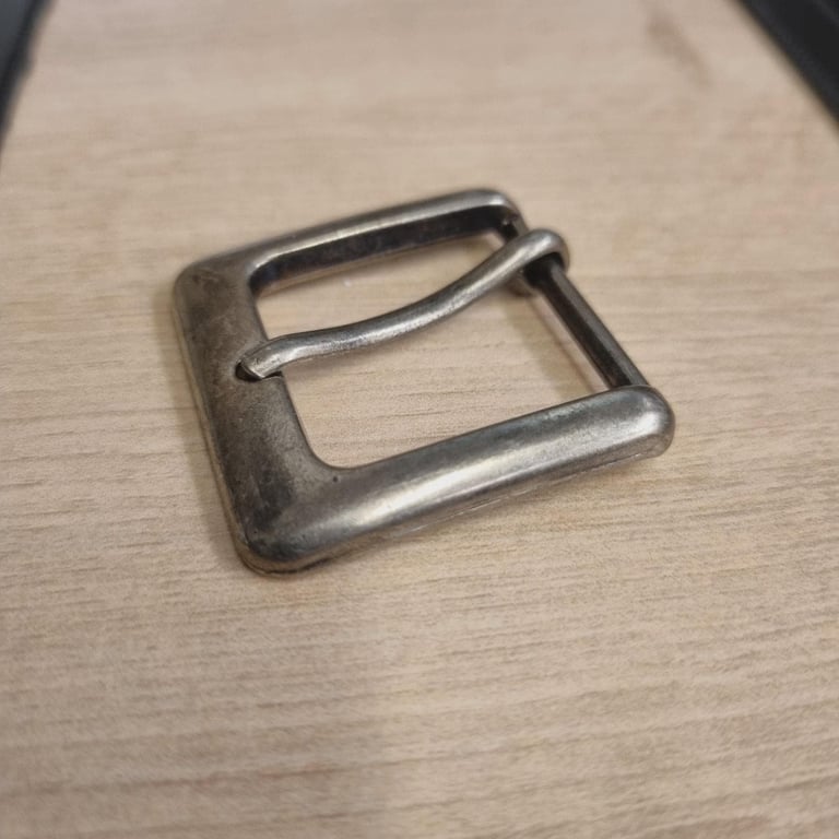 30mm Silver Tone Belt Buckle
