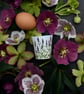 Lavender Egg Cup - Hand Painted - Image 6