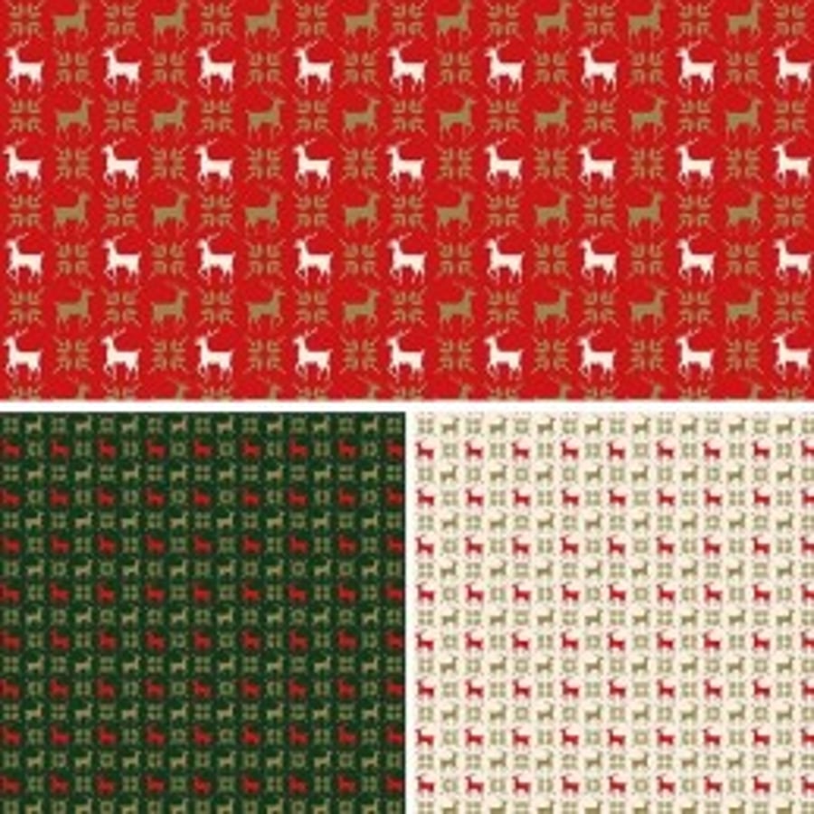 Christmas  Reindeer Tablecloth  100 to 400cm by 135cm wide