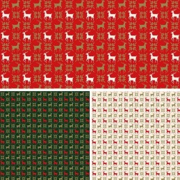 Christmas  Reindeer Tablecloth  100 to 400cm by 135cm wide