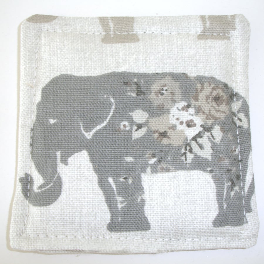 Coaster Elephant Cotton Fabric