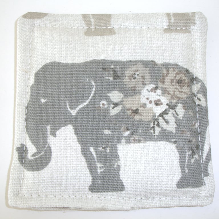 Coaster Elephant Cotton Fabric