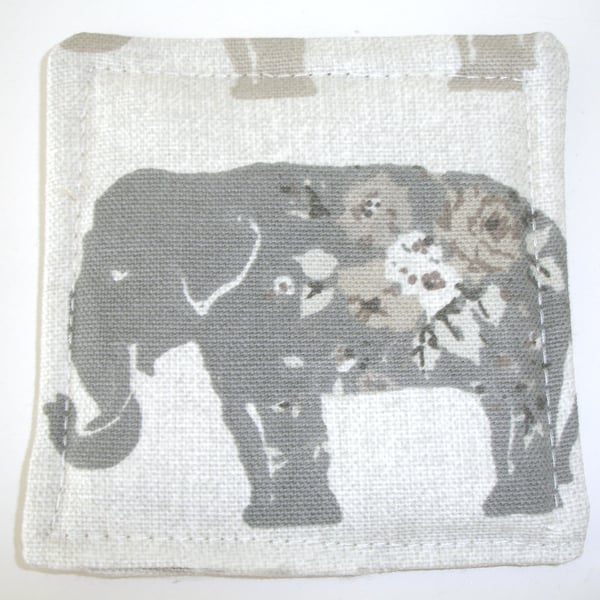 Coaster Elephant Cotton Fabric