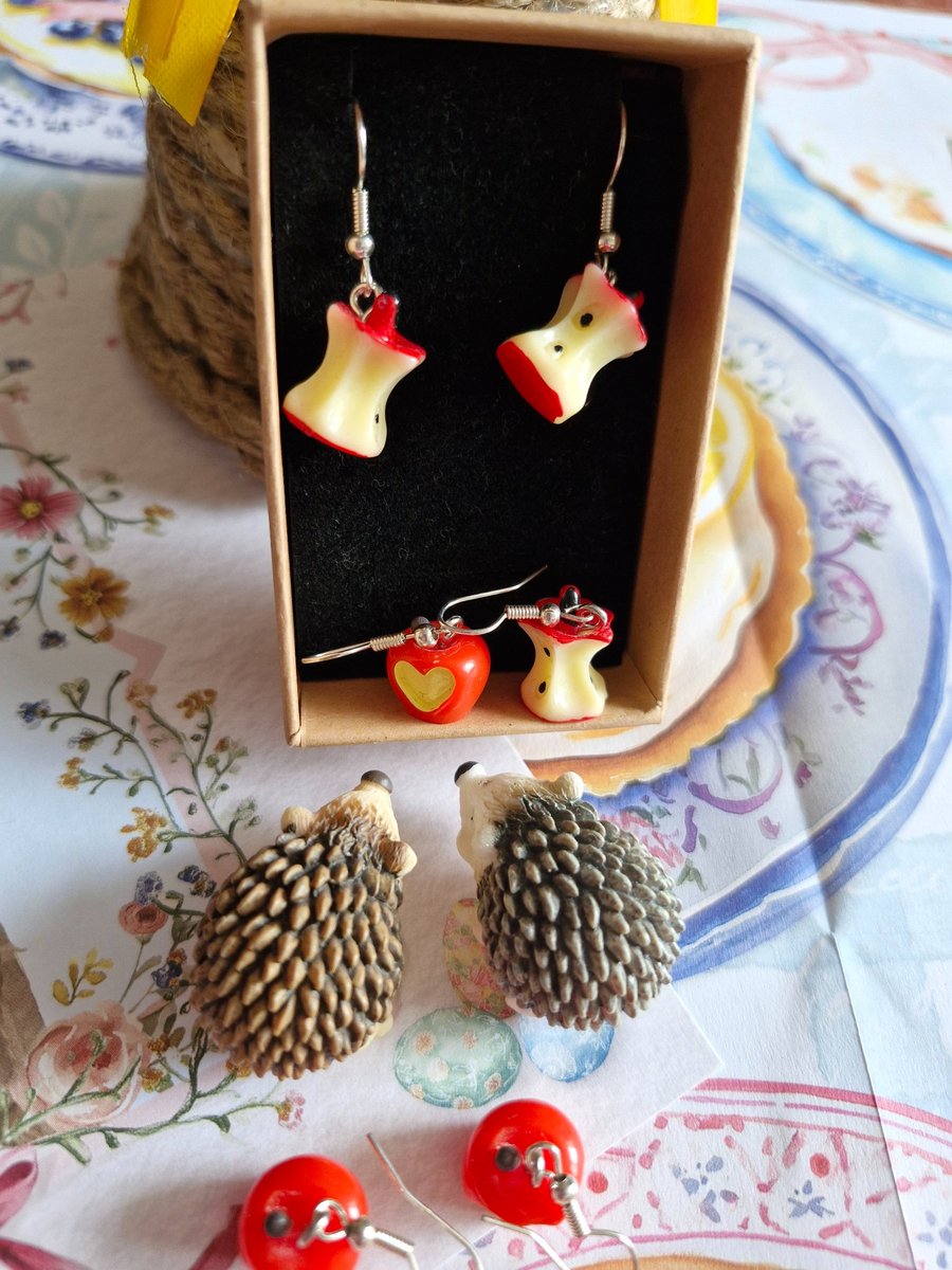 Magical Orchard Apple Earrings