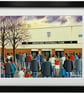 Hereford. Framed & Unframed Art Print, Football Club FC, Edgar St Stadium Gift - Image 1