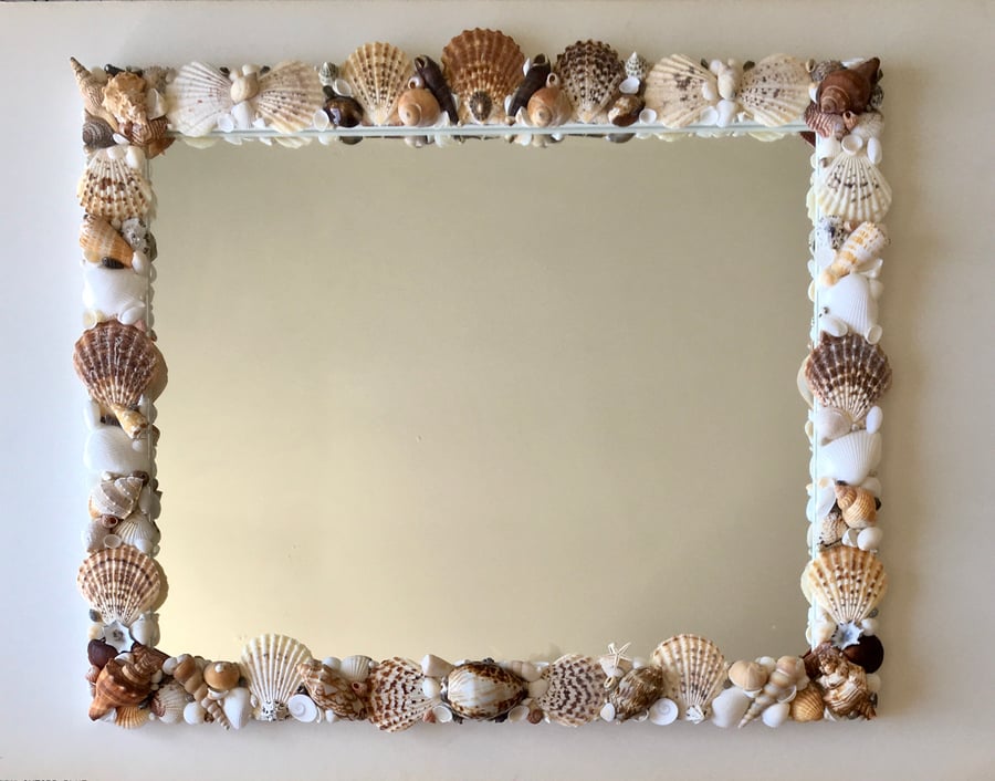 Leopard Shell Mirror SOLD