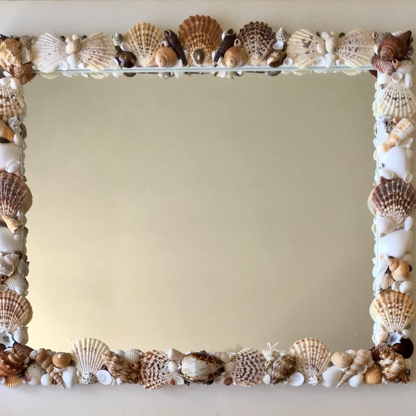 Leopard Shell Mirror SOLD