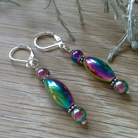 Heamotite Earrings Silver Plated (HELP A CHARITY)