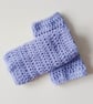 CROCHET Ladies Lilac Wrist Warmers
