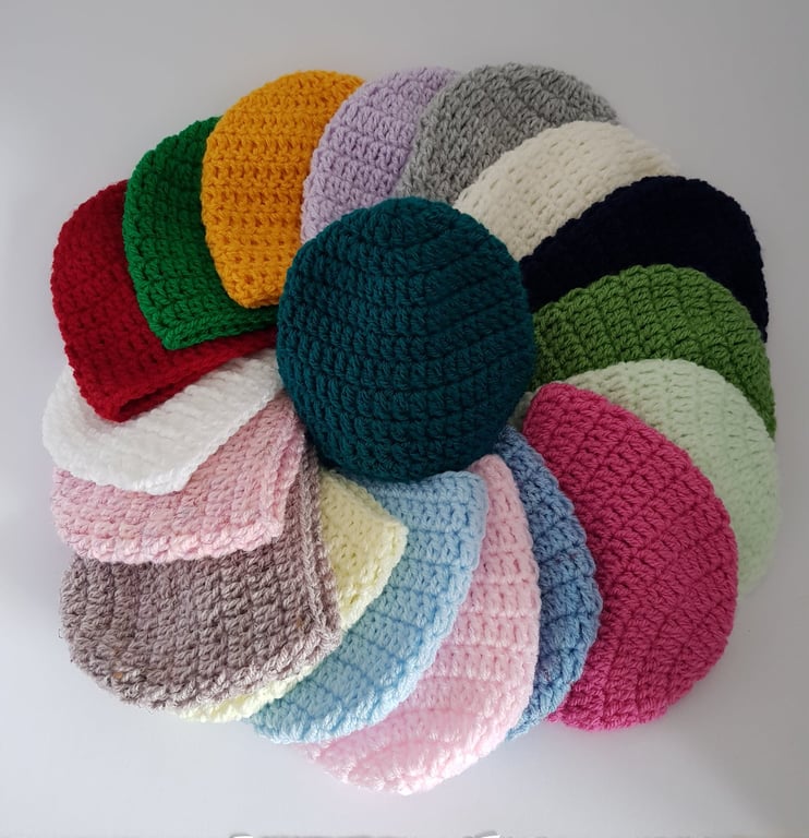 Baby Beanie Hat  0 - 3 Months