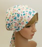 Summer hair covering for women, extra wide cotton head scarf, hair tie - Image 3
