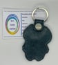 Embroidered Bat and bones Keyring - Image 2