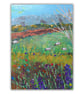 Scottish landscape - sheep grazing - painting - acrylic - letterbox gift