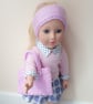 KNITTING PATTERN PDF Clematis Bag for Doll - Image 4