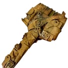 The Collector's Brush Steampunk Assemblage Sculpture with Vintage Watch Parts