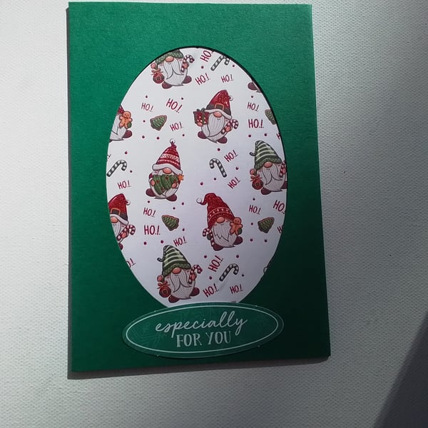 Christmas card. Gnomes. Especially for you. Ref 284
