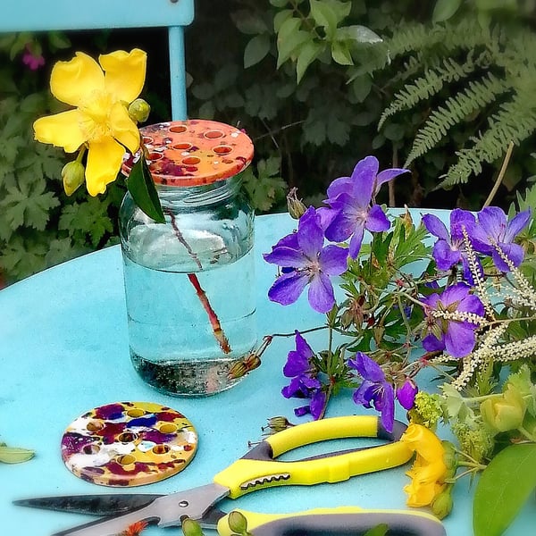 Flower Frogs. Turn a jar into a vase (set 1)