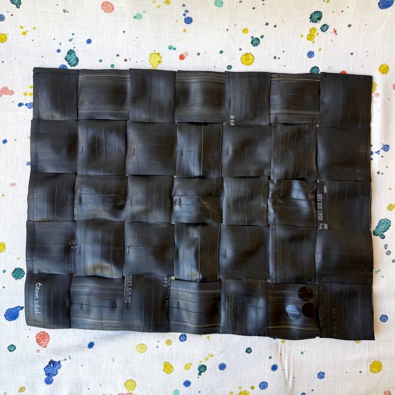 Woven Inner Tube Mat - Prototype - Super Seconds Festival