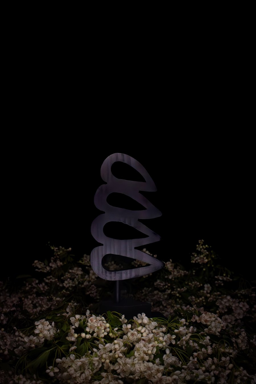 "Totem" - abstract wooden sculpture 