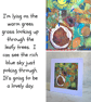 Small abstract textile art - nature study - mounted & ready to frame - Image 2