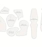 Dinosaur Acrylic Sewing Templates 13" - Image 2