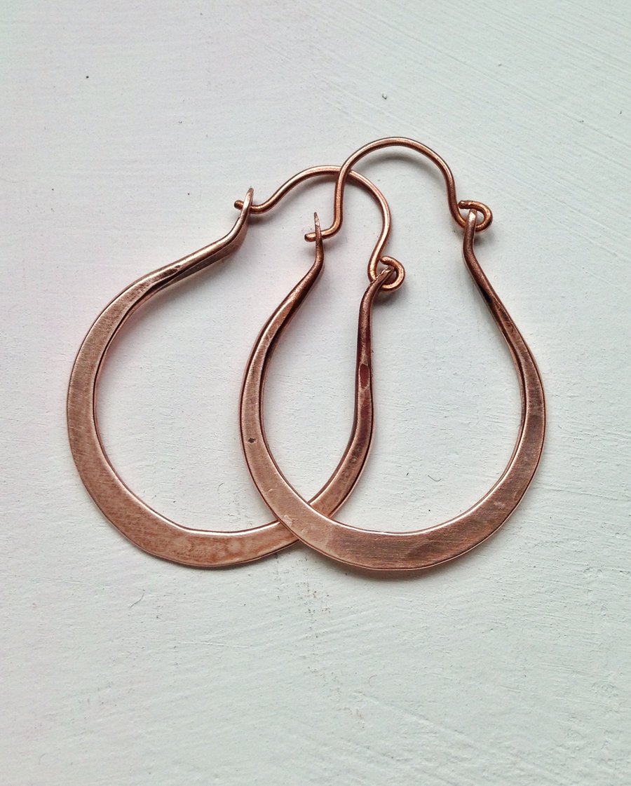 Copper hoops