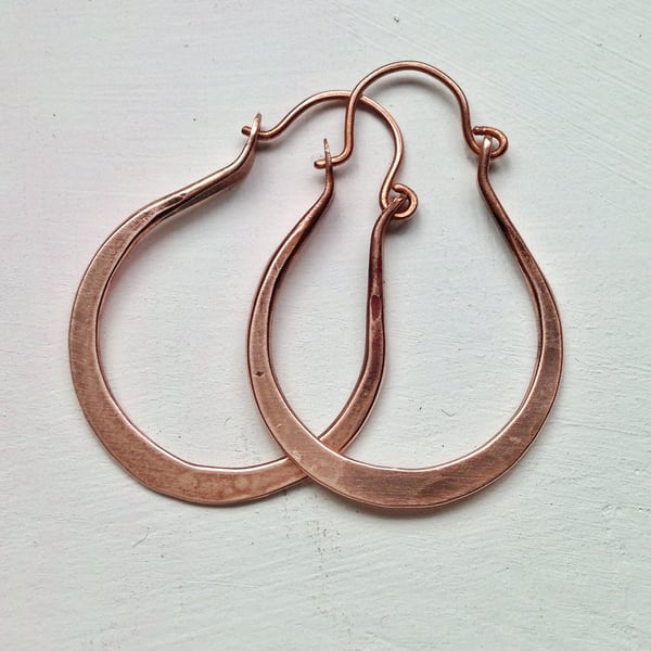 Copper hoops