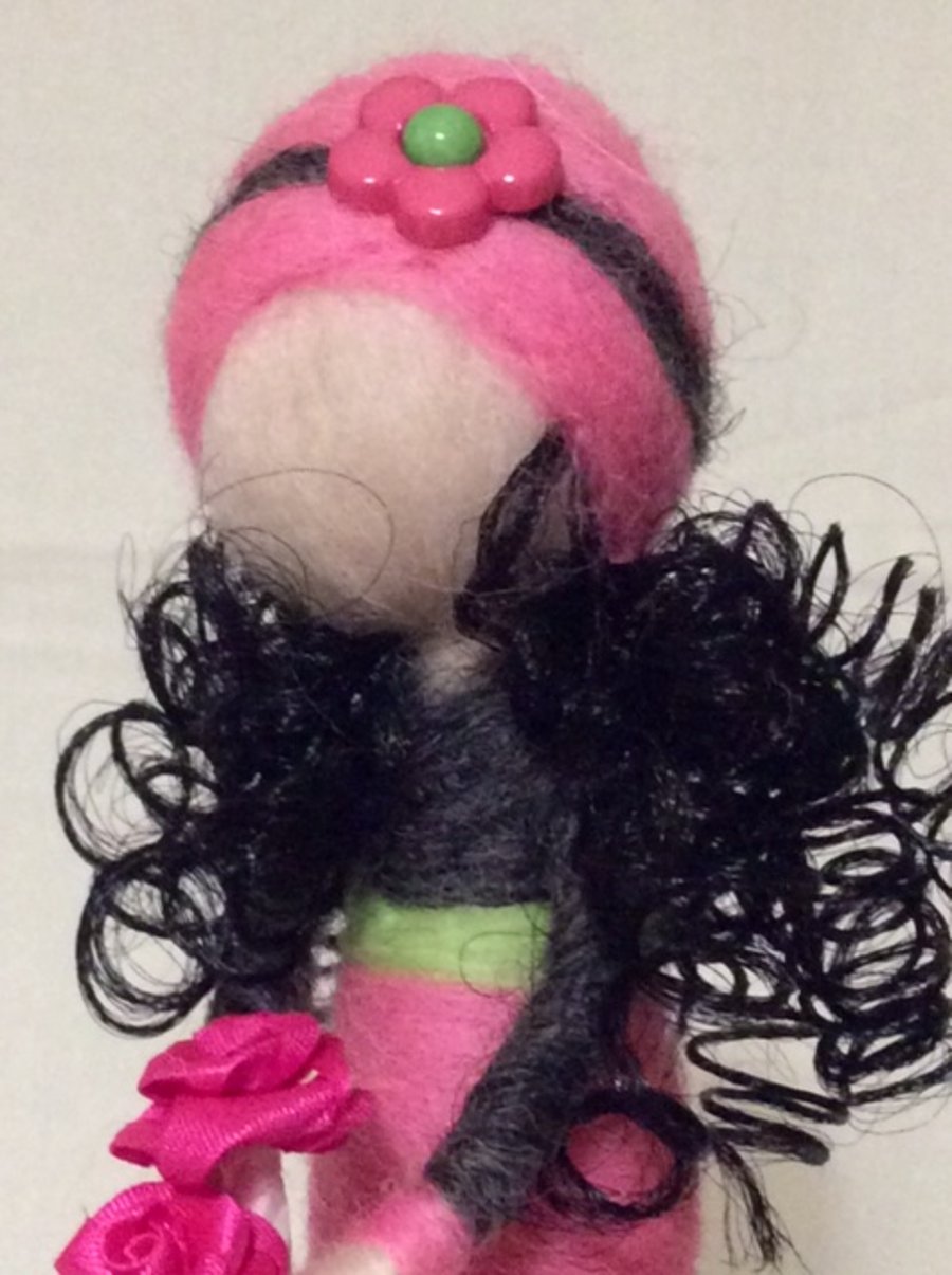 Needlefelted doll - Lyla