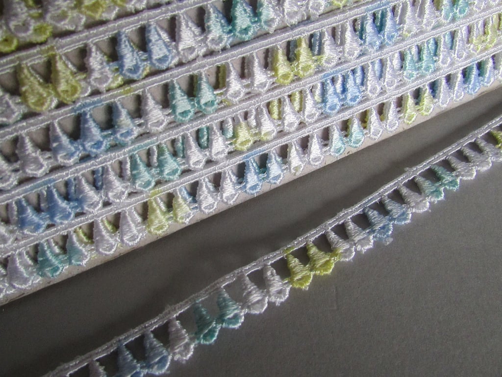 Multicolour Venise Guipure Lace sold by the metre