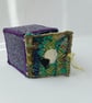 Handmade textile keepsake box, felt sheep - Image 6