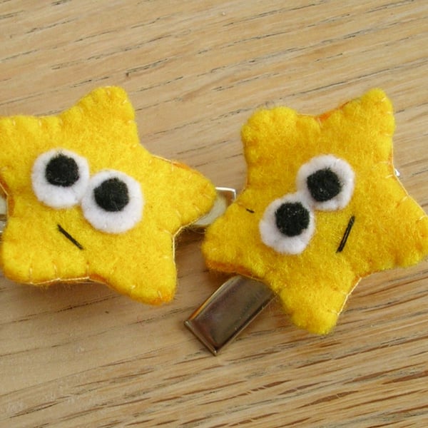 Pair of Wishing Star Hairclips