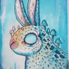 Mushroom Rabbit Illustration