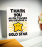 Thank You Teacher Card,  End Of School, Teacher Appreciation From Child, Pupil  - Image 2