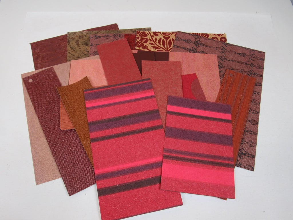 Mixed Red, Bronze Wallpaper Craft Pack