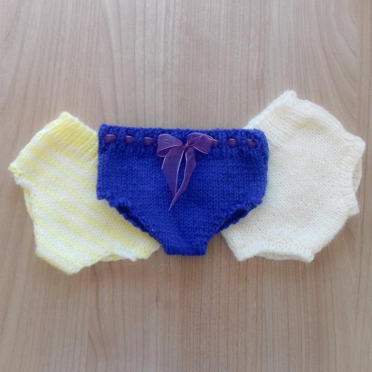 KNITTING PATTERN PDF Pretty Panties for Teddy