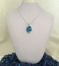 Teardrop Pendant in Peacock Colours - Image 6