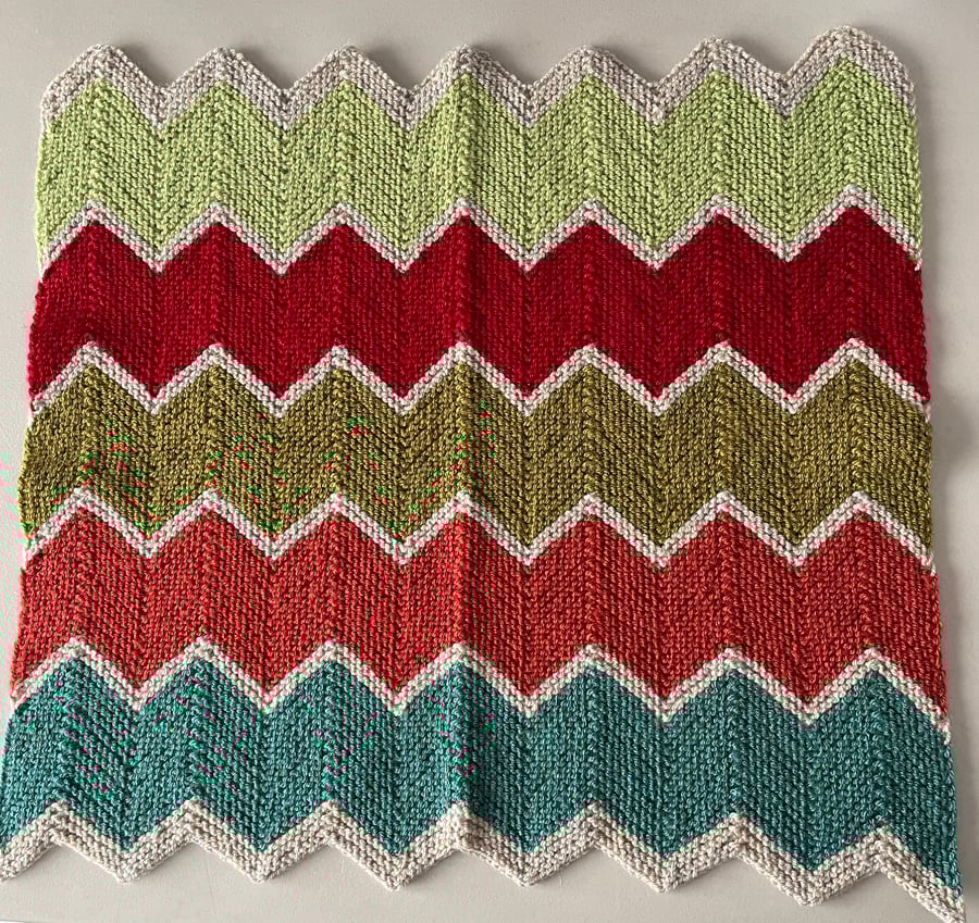 Hand Knitted Baby Blanket 