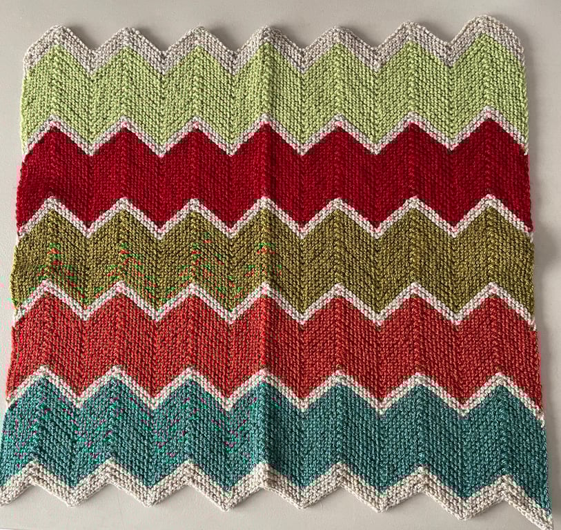 Hand Knitted Baby Blanket 