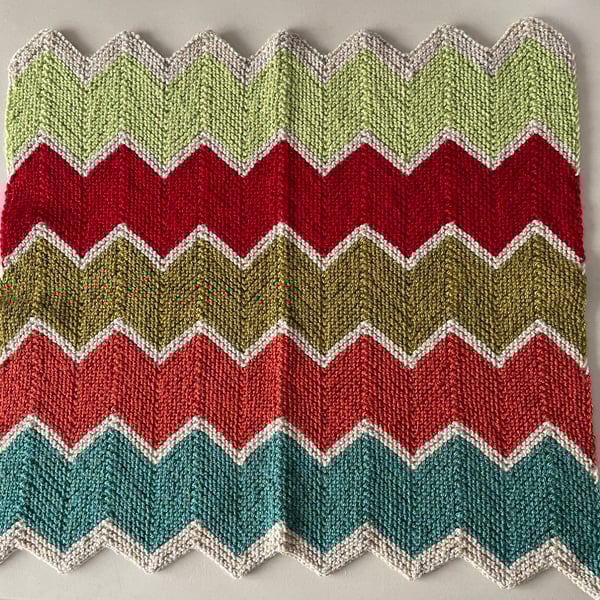 Hand Knitted Baby Blanket 